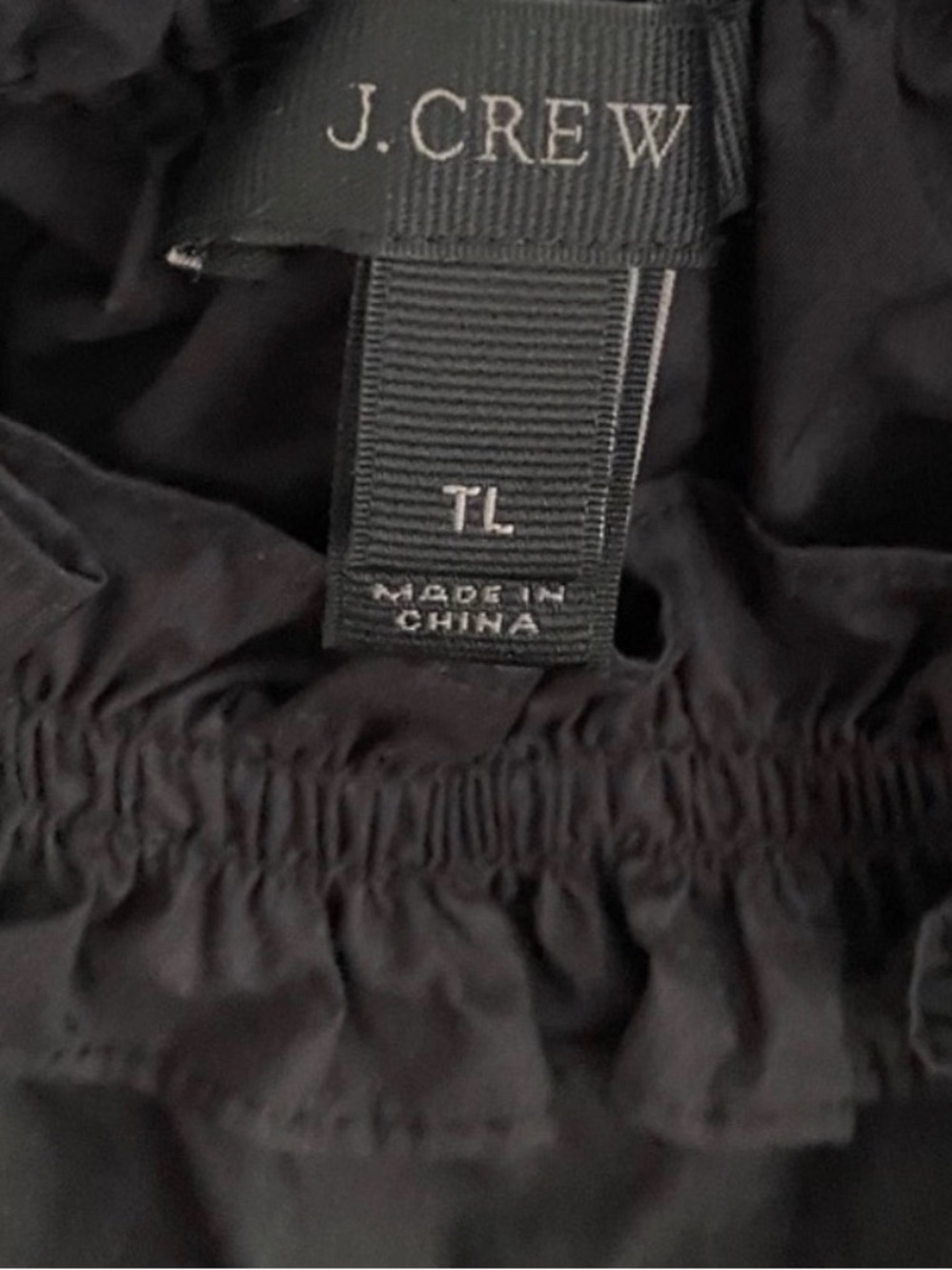 J Crew Ruffle Square Neck Blouse - Picture 2 of 3